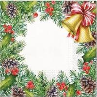 Opakowanie Serwetki Świąteczna ramka 33x33cm 20szt