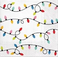 Opakowanie Serwetki Świąteczne światła 33x33cm 20szt