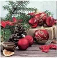 Opakowanie Serwetki Święteczny czas 33x33cm 20szt