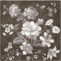 Opakowanie Serwetki Tajemniczy brąz 33x33cm 20szt