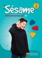Sesame 2 podręcznik + audio online. Autor: Denisot Hugues, Marianne Capouet. SmakLiter.pl Okładka książki Sesame 2 podręcznik + audio online