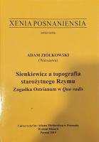 Okładka książki Sienkiewicz a topografia starożytnego Rzymu