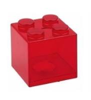 Opakowanie Skarbonka klocek czerwona