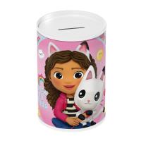 Skarbonka metalowa koci domek Gabi. Wydawca: Diakakis. SmakLiter.pl Opakowanie Skarbonka metalowa koci domek Gabi