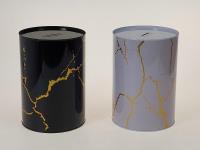 Opakowanie Skarbonka metalowa Marmur MIX