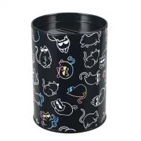 Opakowanie Skarbonka metalowa okrągła Kitty Holo