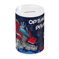 Skarbonka metalowa Transformers. Wydawca: Diakakis. SmakLiter.pl Opakowanie Skarbonka metalowa Transformers