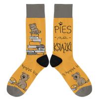 Opakowanie Skarpetki Pies na książki 37/41