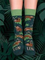 Skarpety Leń 35-38. Wydawca: Absztyfikant. SmakLiter.pl Opakowanie Skarpety Leń 35-38