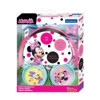 Składane słuchawki przewodowe stereo myszka minnie z głośnością bezpieczną dla dzieci Lexibook HP010MN. Wydawca: Lexibook. SmakLiter.pl Opakowanie Składane słuchawki przewodowe stereo myszka minnie z głośnością bezpieczną dla dzieci Lexibook HP010MN