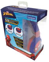 Składane słuchawki Spider Man 2 w 1 Bluetooth i przewodowe z zabezpieczeniem głośności dla dzieci HPBT010SP. Wydawca: Lexibook. SmakLiter.pl Opakowanie Składane słuchawki Spider Man 2 w 1 Bluetooth i przewodowe z zabezpieczeniem głośności dla dzieci HPBT010SP