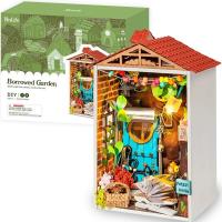 Opakowanie Składany Drewniany Model LED Leśny ogródek