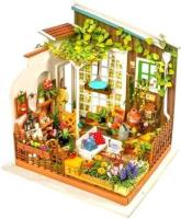 Opakowanie Składany Drewniany Model LED - Ogród