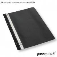 Skoroszyt A4 z perforacją czarny (20szt). Wydawca: PENWORD. SmakLiter.pl Opakowanie Skoroszyt A4 z perforacją czarny (20szt)