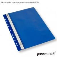 Skoroszyt A4 z perforacją granat (20szt). Wydawca: PENWORD. SmakLiter.pl Opakowanie Skoroszyt A4 z perforacją granat (20szt)