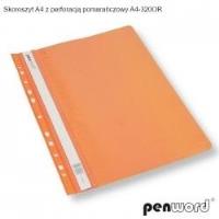 Skoroszyt A4 z perforacją pomarańczowy (20szt). Wydawca: PENWORD. SmakLiter.pl Opakowanie Skoroszyt A4 z perforacją pomarańczowy (20szt)