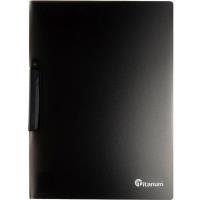 Skoroszyt z klipem A4 czarny. Wydawca: Titanum. SmakLiter.pl Opakowanie Skoroszyt z klipem A4 czarny