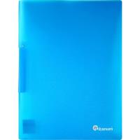 Skoroszyt z klipem A4 niebieski. Wydawca: Titanum. SmakLiter.pl Opakowanie Skoroszyt z klipem A4 niebieski