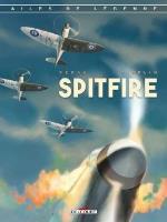 Skrzydlate legdy Spitfire. Autor: Christophe Gibelin. SmakLiter.pl Okładka książki Skrzydlate legdy Spitfire
