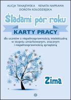 Śladami pór roku zima. Autor: Alicja Tanajewska, Kołodziejska Dorota. SmakLiter.pl Okładka książki Śladami pór roku zima