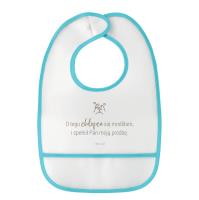 Śliniak niebieski - O tego chłopca się modliłam. Wydawca: Szaron. SmakLiter.pl Opakowanie Śliniak niebieski - O tego chłopca się modliłam