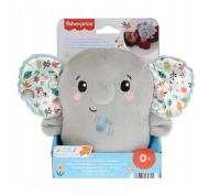 Słonik uspokajacz z wibracjami HML65. Wydawca: Fisher- Price. SmakLiter.pl Opakowanie Słonik uspokajacz z wibracjami HML65