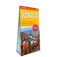 Słowacja laminowany map&guide 2w1 przewodnik i mapa. Autor:   Praca zbiorowa. SmakLiter.pl Okładka książki Słowacja laminowany map&guide 2w1 przewodnik i mapa