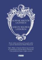 Słownik skrótów łacińskich. Autor: Winiarczyk Marek. SmakLiter.pl Okładka książki Słownik skrótów łacińskich