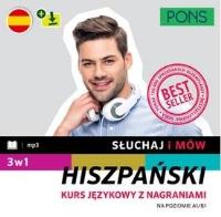 Słuchaj i mów. Hiszpański A1/B1 3w1 w.2. Autor:   Praca zbiorowa. SmakLiter.pl Okładka książki Słuchaj i mów. Hiszpański A1/B1 3w1 w.2