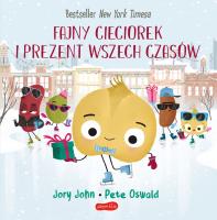 Smaczna Banda i emocje. Fajny Cieciorek i prezent. Autor: Jory John, Pete Oswald. SmakLiter.pl Okładka książki Smaczna Banda i emocje. Fajny Cieciorek i prezent
