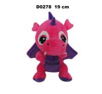 Opakowanie Smok ''Kraków'' rózowy fioletowy 19cm