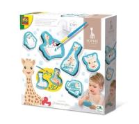 Opakowanie Sophie żyrafka - wodne kolorowanie