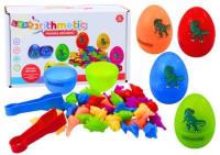Sorter jaja dinozaurów szczypce kolorowe 6szt. Wydawca: Leantoys. SmakLiter.pl Opakowanie Sorter jaja dinozaurów szczypce kolorowe 6szt