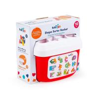Sorter koszyczek kształtów. Wydawca: Tulifun. SmakLiter.pl Opakowanie Sorter koszyczek kształtów