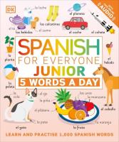 Spanish for Everyone Junior 5 Words a Day. Wydawca: DK. SmakLiter.pl Opakowanie Spanish for Everyone Junior 5 Words a Day