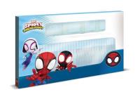 Spidey pieczątki i pisaki. Wydawca: Multiprint. SmakLiter.pl Opakowanie Spidey pieczątki i pisaki