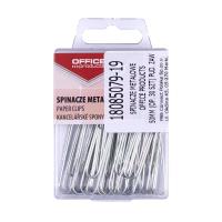 Spinacze metalowe srebrne 50mm 30szt. Wydawca: Office. SmakLiter.pl Opakowanie Spinacze metalowe srebrne 50mm 30szt