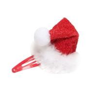 Spinka do włosów z czapką św. Mikołaja. Wydawca: Coralico. SmakLiter.pl Opakowanie Spinka do włosów z czapką św. Mikołaja