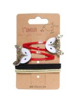 Spinki z motywem liksów i gumki. Wydawca: Coralico. SmakLiter.pl Opakowanie Spinki z motywem liksów i gumki