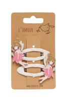 Spinki z wróżką 2szt. Wydawca: Coralico. SmakLiter.pl Opakowanie Spinki z wróżką 2szt