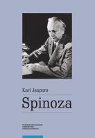Spinoza. Autor: Jaspers Karl. SmakLiter.pl Okładka książki Spinoza