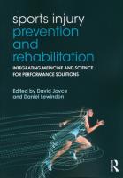 Sports Injury Prevention and Rehabilitation. Autor: Joyce. SmakLiter.pl Okładka książki Sports Injury Prevention and Rehabilitation