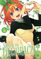 Sposób na pięcioraczki. Tom 5. Autor: Negi Haruba. SmakLiter.pl Okładka książki Sposób na pięcioraczki. Tom 5