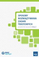 Okładka książki Sposoby rozwiązywania zadań tekstowych. Poradnik