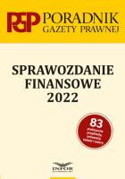 Okładka książki Sprawozdanie finansowe 2022