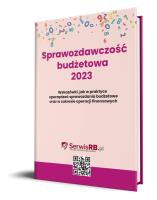Okładka książki Sprawozdawczość budżetowa 2023