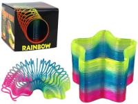 Opakowanie Sprężyna tęczowa gwiazda brokatowa 6cm