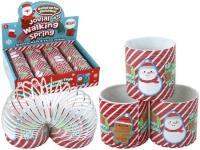 Opakowanie Sprężyna z motywem świątecznym 6cm
