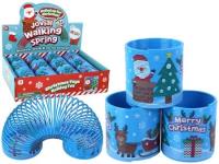 Sprężyna z motywem świątecznym 6cm. Wydawca: Leantoys. SmakLiter.pl Opakowanie Sprężyna z motywem świątecznym 6cm