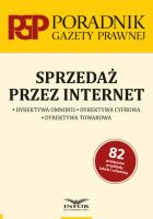 Sprzedaż przez internet. Autor: Pośpiech-Białas Katarzyna. SmakLiter.pl Okładka książki Sprzedaż przez internet